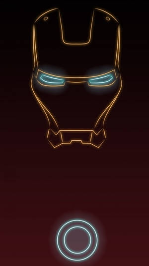 Neon Lit Ironman Hd Wallpaper