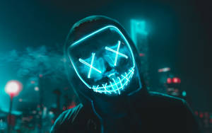 Neon Mask Wallpapers Wallpaper