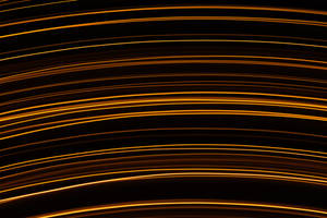 Neon Orange Striped Art Wallpaper