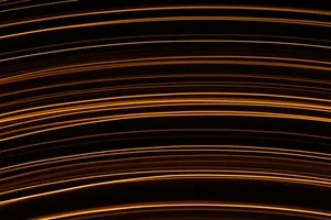 Neon Orange Striped Art Wallpaper