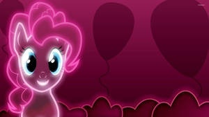 Neon Pink Pinkie Pie Wallpaper