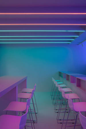 Neon Purple Iphone Classroom Wallpaper