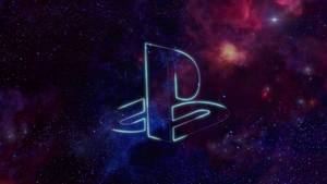 Neon Purple Playstation Wallpaper