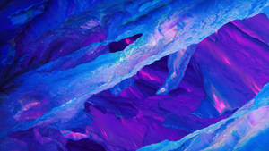 Neon Purple Stone Wallpaper