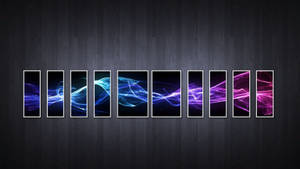 Neon Purple Wall Art Wallpaper