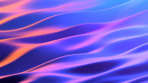 Neon Purple Waves Wallpaper