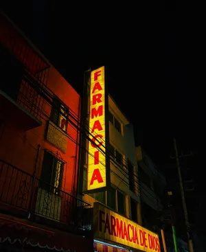 Neon Yellow Aesthetic Shop Sign Wallpaper