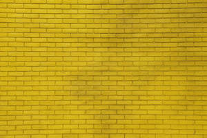 Neon Yellow Brick Wall Wallpaper