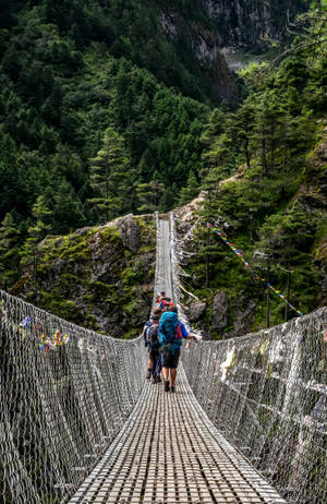 Nepal Dudh Koshi Bridge Wallpaper