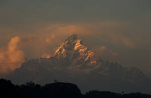 Nepal Machhapuchhare Mountain Wallpaper