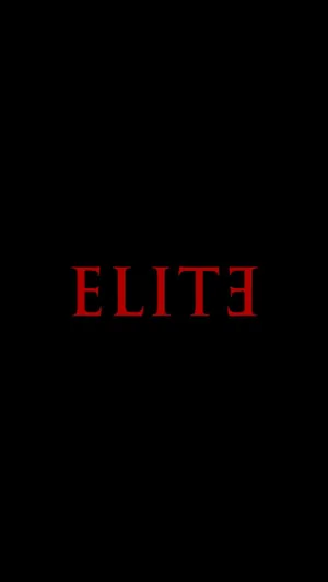 Netflix Elite Black Poster Wallpaper