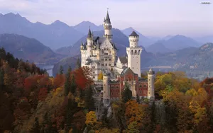 Neuschwanstein Castle - A Timeless Piece Of Bavarian History Wallpaper