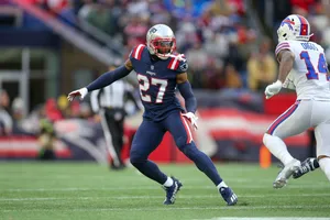 New England Patriots Jc Jackson Against Buffalo Bills Stefon Diggs Wallpaper