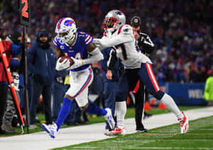 New England Patriots Jc Jackson And Buffalo Bills Stefon Diggs Wallpaper