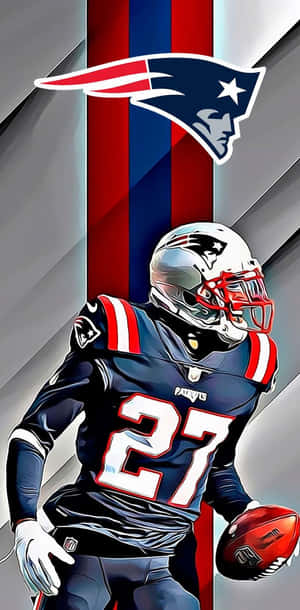 New England Portrait Cornerback Jc Jackson Digital Art Wallpaper