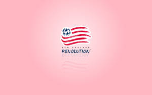 New England Revolution Pink Logo Wallpaper