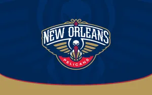 New Orleans Pelicans Blue And Gold Wallpaper