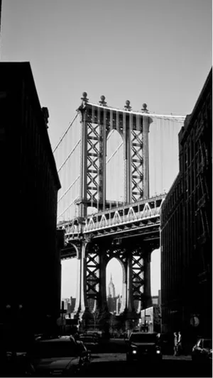 New York City Iphone X Manhattan Bridge Wallpaper