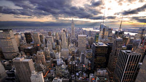 New York Hd Varied Skyscrapers Wallpaper