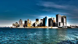 New York Hd Vibrant Coast Buildings Wallpaper