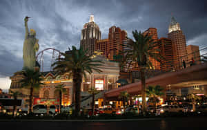 New York Hotel In Las Vegas Desktop Wallpaper