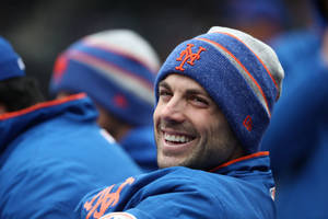 New York Mets Smiling Man Wallpaper