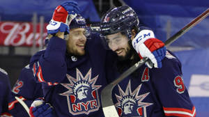 New York Rangers Mika Zibanejad Artemi Panarin Wallpaper