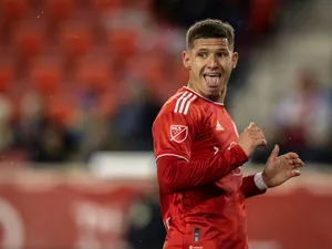 New York Red Bull Player Patryk Klimala Wallpaper