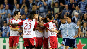 New York Red Bulls Group Hug Wallpaper