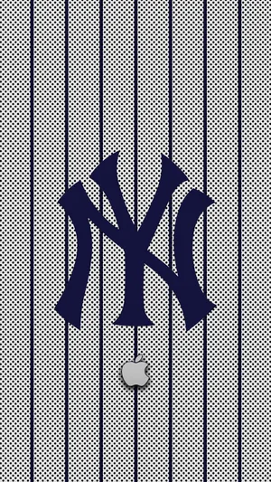 New York Yankees Ny Apple Logo Wallpaper