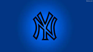 New York Yankees Ny Outline Logo Art Wallpaper