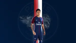 Neymar Classic Design Wallpaper