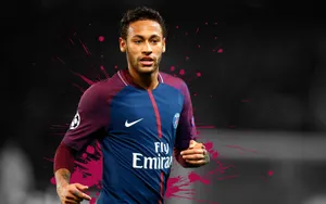 Neymar Ultra Hd Paris Saint-germain Player Wallpaper