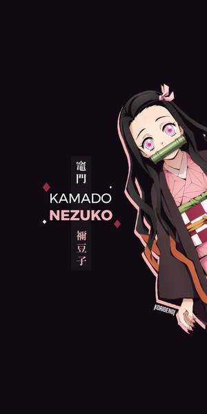 Nezuko, The Demon Slayer, On Your Iphone Wallpaper