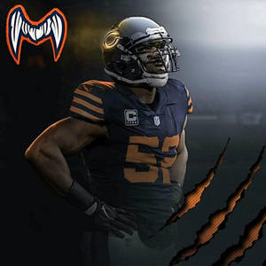 Nfl Chicago Bears Khalil Mack Digital Art Wallpaper