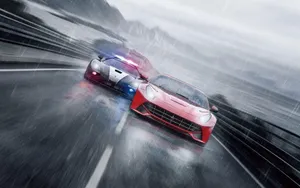 Nfs Rivals Ferrari Police Chase Wallpaper
