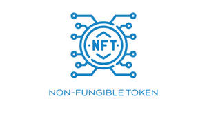 Nft Blue Circuit Icon Wallpaper