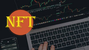 Nft Laptop Stock Market Wallpaper