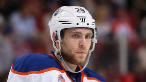 Nhl Hockey Game Leon Draisaitl Wallpaper