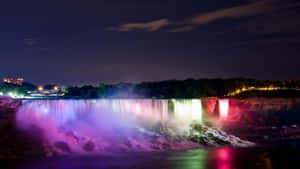 Niagara Falls Canada At Night Wallpaper