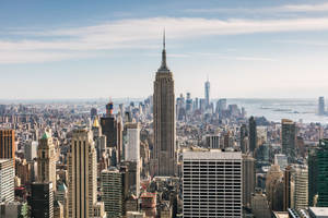 Nice Day At Nyc United States Wallpaper