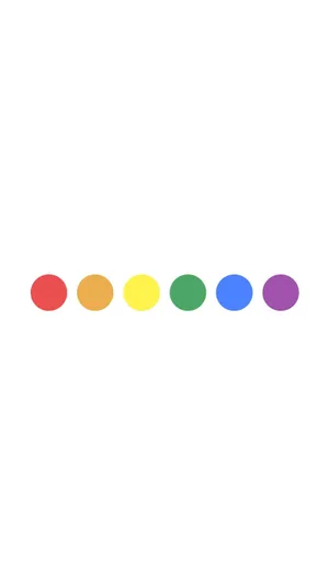 Nice Digital Circles In Queer Colors Wallpaper