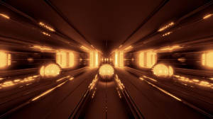 Nice Glowing Sphere Space Wallpaper