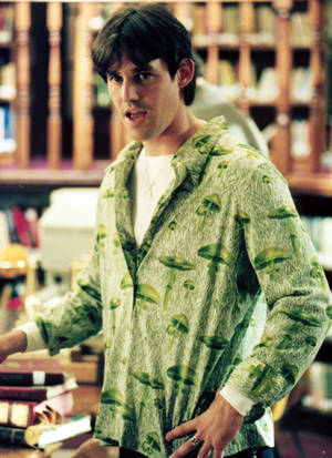 Nicholas Brendon Green Mushroom Shirt Wallpaper