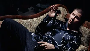 Nick Jonas Relaxing Mood Shoot Wallpaper