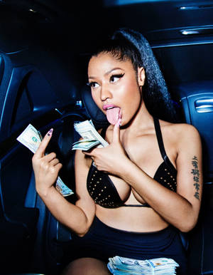 Nicki Minaj Hd Dollar Bills Wallpaper