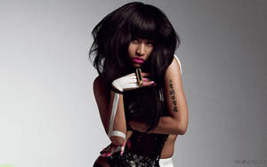 Nicki Minaj Messy Hair Wallpaper