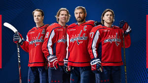 Nicklas Backstrom And Washington Capitals Photoshoot Wallpaper