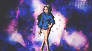 Nico Robin One Piece Casual Stroll Wallpaper