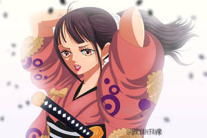 Nico Robin One Piece Wano 4k Fanart Wallpaper